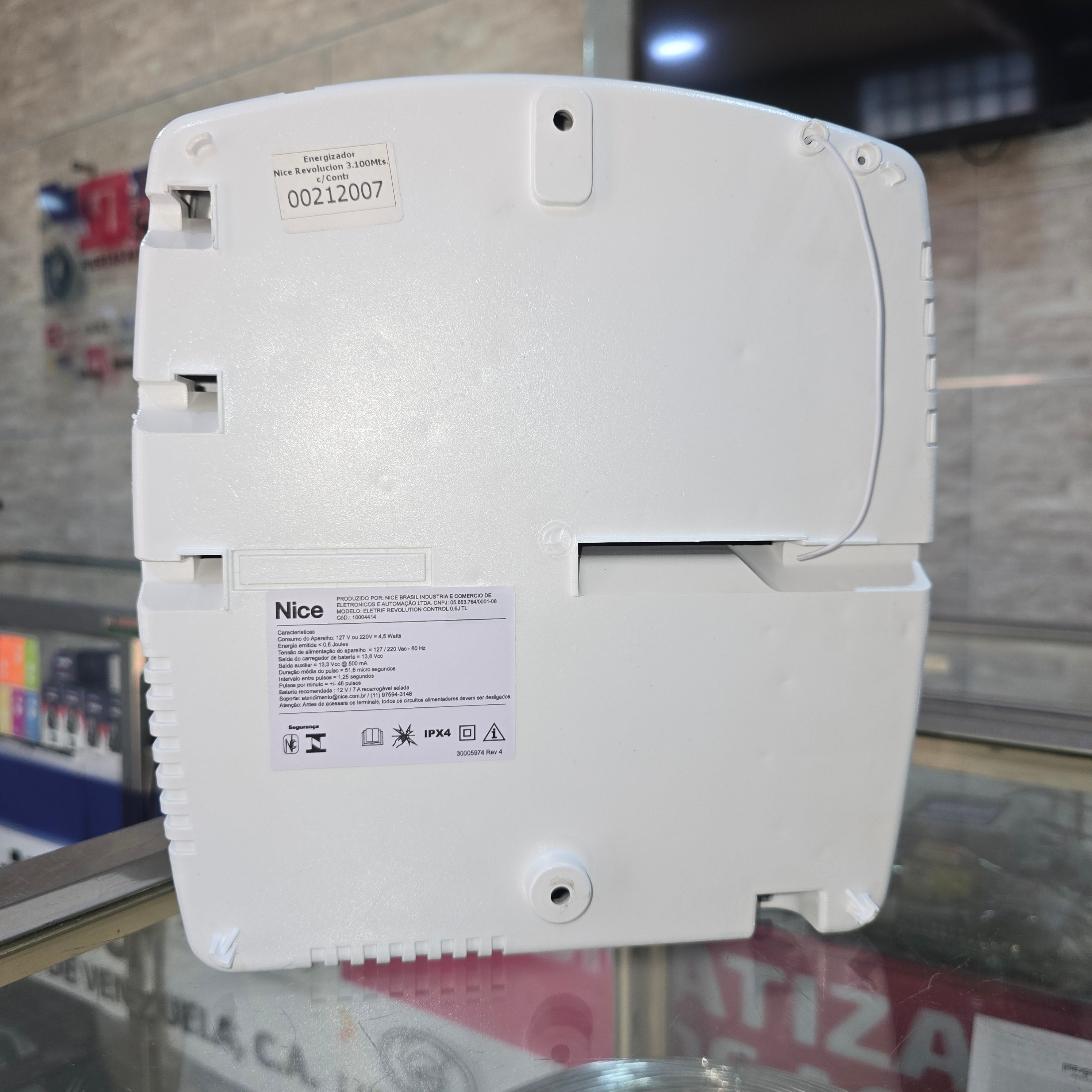 Energizador Central de Cerco Eléctrico Nice